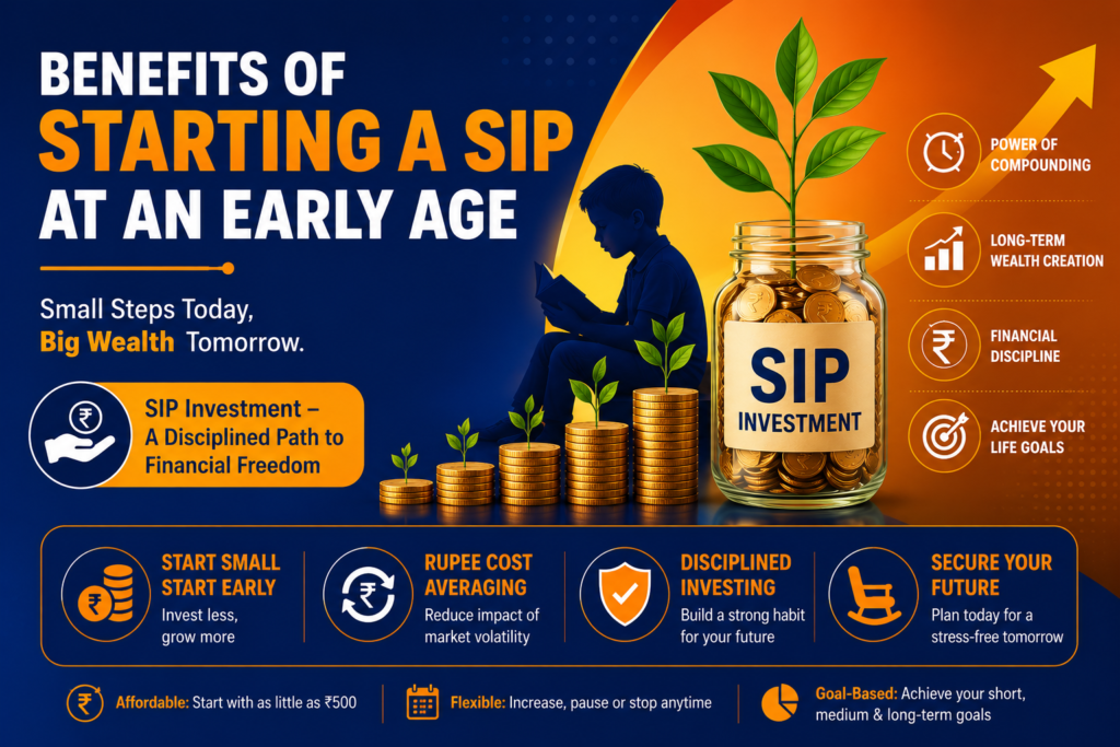 Benefits of Starting a SIP at an Early Age for Long-Term Wealth Creation