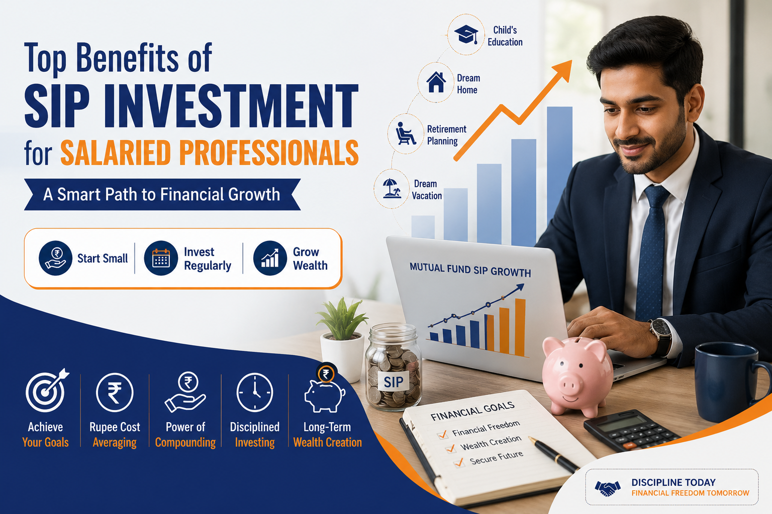 Top Benefits of SIP Investment for Salaried Professionals: A Smart Path to Financial Growth