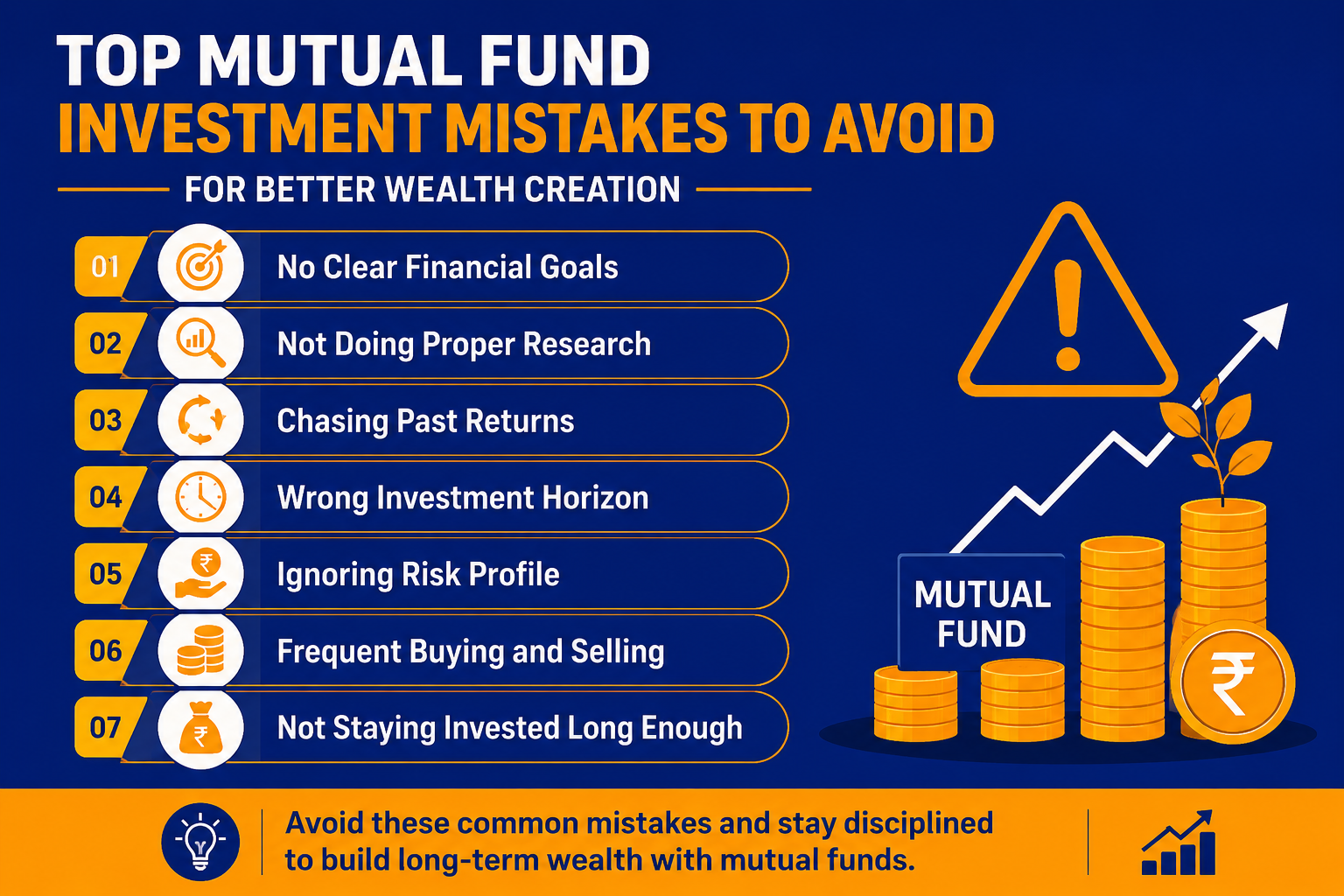 Top Mutual Fund Investment Mistakes to Avoid for Better Wealth Creation